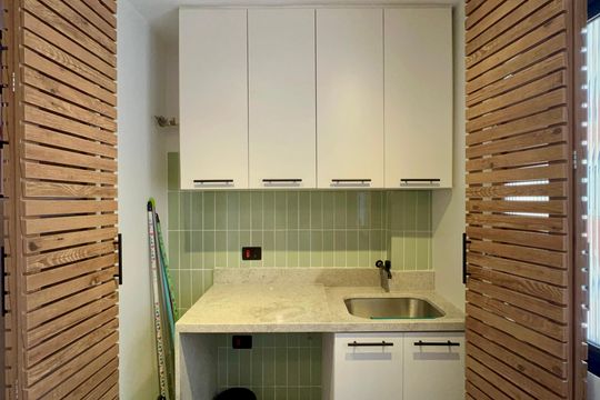 Área de Serviço de apartamento para alugar com 2 quartos, 86m² em Pinheiros, São Paulo