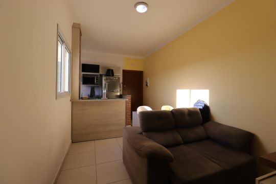 Sala de apartamento à venda com 2 quartos, 68m² em Jardim das Maravilhas, Santo André