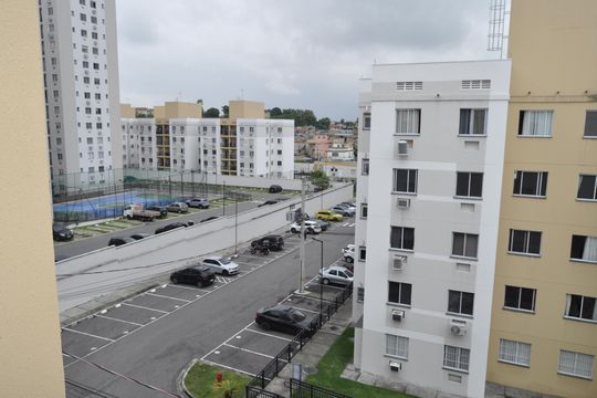 Vista da Sala de apartamento para alugar com 2 quartos, 44m² em Engenho Novo, Rio de Janeiro