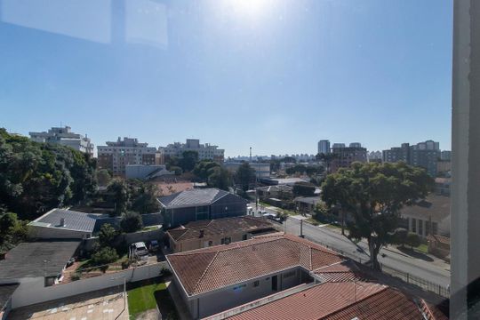 Vista da Sala de apartamento à venda com 1 quarto, 36m² em Portão, Curitiba