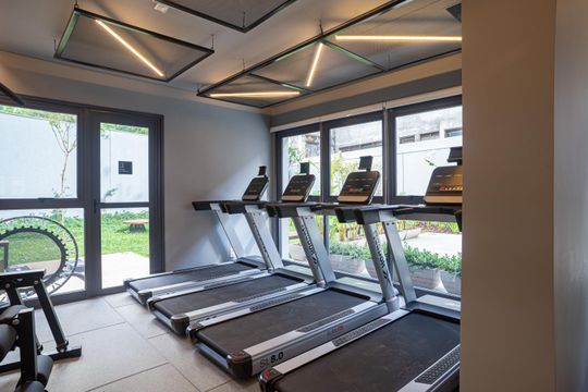 Área comum - Academia de kitnet/studio para alugar com 1 quarto, 21m² em Consolação, São Paulo