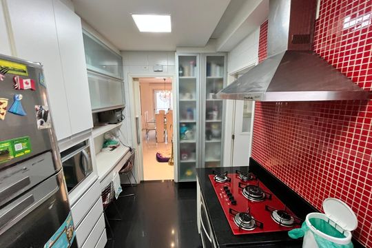 Cozinha de apartamento à venda com 3 quartos, 144m² em Lauzane Paulista, São Paulo