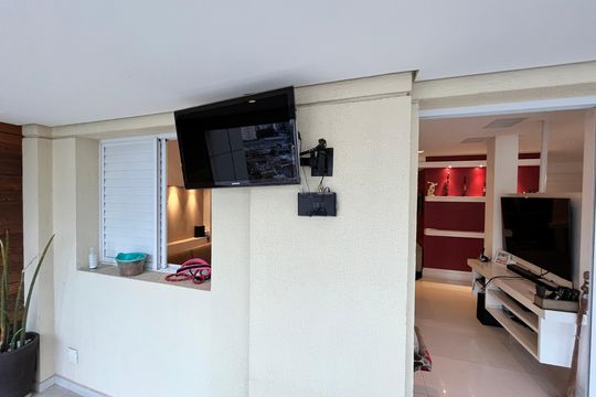 Varanda da Sala de apartamento à venda com 3 quartos, 144m² em Lauzane Paulista, São Paulo