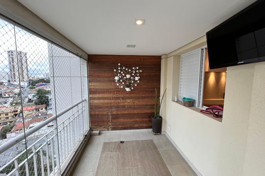 Varanda da Sala de apartamento à venda com 3 quartos, 144m² em Lauzane Paulista, São Paulo