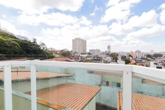 Varanda da Suíte 1 de casa de condomínio para alugar com 2 quartos, 68m² em Itaquera, São Paulo