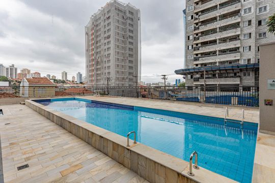 Área comum - Piscina de apartamento à venda com 2 quartos, 55m² em Vila Nair, São Paulo
