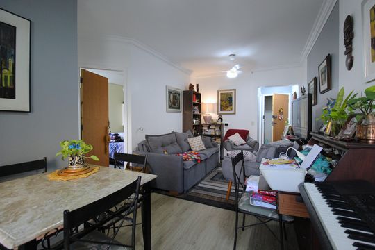 Sala de apartamento para alugar com 2 quartos, 70m² em Indianópolis, São Paulo