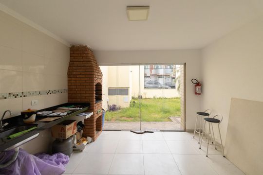 Área Comum - Churrasqueira de casa de condomínio à venda com 1 quarto, 33m² em Vila Campanela, São Paulo