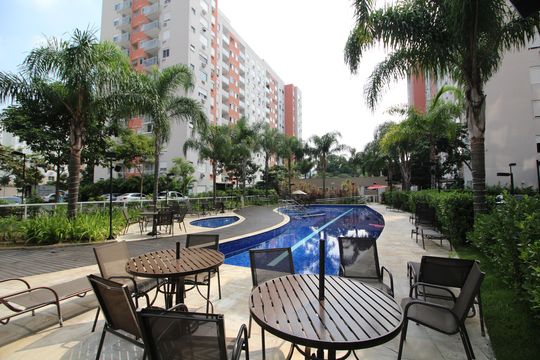 Área Comum - Piscina de apartamento à venda com 3 quartos, 70m² em Jacarepaguá, Rio de Janeiro
