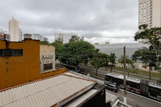 Varanda do Studio de kitnet/studio à venda com 1 quarto, 19m² em Santo Amaro, São Paulo