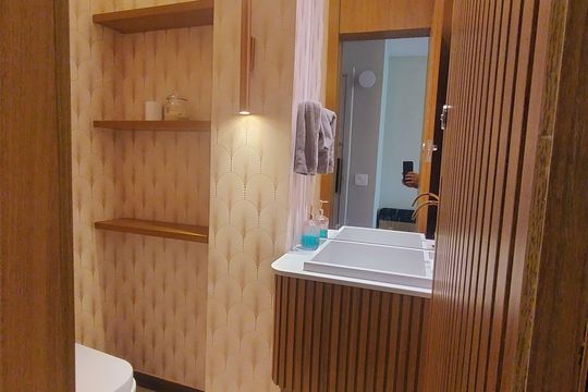 Banheiro 1 de apartamento à venda com 3 quartos, 123m² em Recreio dos Bandeirantes, Rio de Janeiro