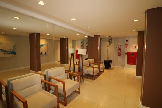 Hall de entrada de apartamento para alugar com 2 quartos, 36m² em Jardim Adutora, São Paulo