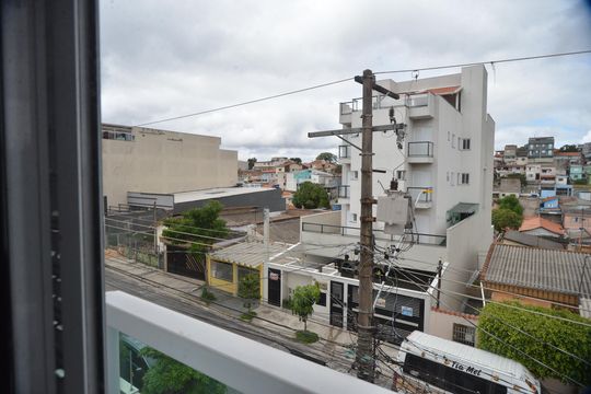 Vista da Sacada de apartamento à venda com 2 quartos, 100m² em Jardim Santo Alberto, Santo André