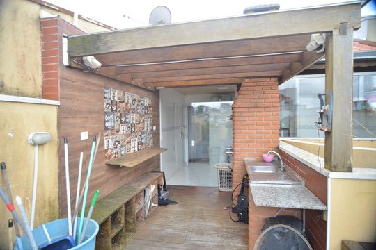 Espaço Gourmet de apartamento à venda com 2 quartos, 100m² em Jardim Santo Alberto, Santo André