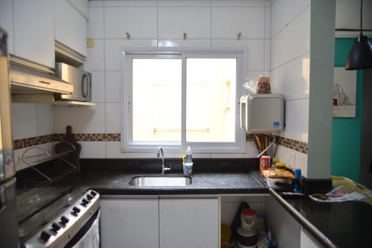 Cozinha de apartamento à venda com 2 quartos, 100m² em Jardim Santo Alberto, Santo André