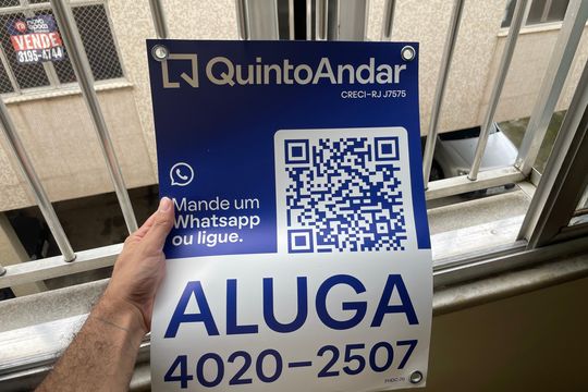 Placa de apartamento para alugar com 3 quartos, 72m² em Ribeira, Rio de Janeiro