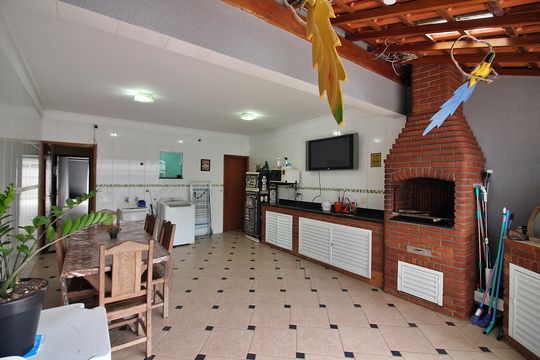 Área de Serviço/ Espaço Gourmet de casa à venda com 4 quartos, 298m² em Santa Terezinha, São Bernardo do Campo