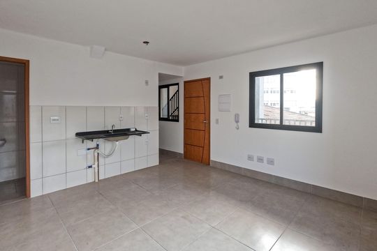 Cozinha de kitnet/studio à venda com 1 quarto, 26m² em Vila Cruz das Almas, São Paulo