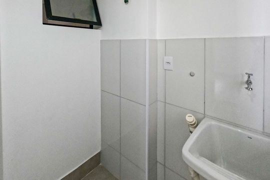 Área de Serviço de kitnet/studio à venda com 1 quarto, 26m² em Vila Cruz das Almas, São Paulo