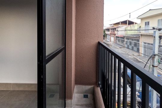 Varanda do Studio de kitnet/studio à venda com 1 quarto, 26m² em Vila Cruz das Almas, São Paulo