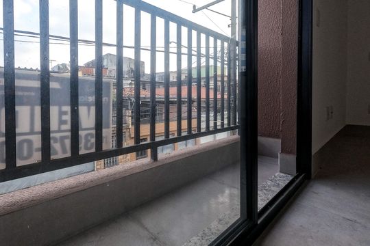 Varanda de kitnet/studio à venda com 1 quarto, 26m² em Vila Cruz das Almas, São Paulo