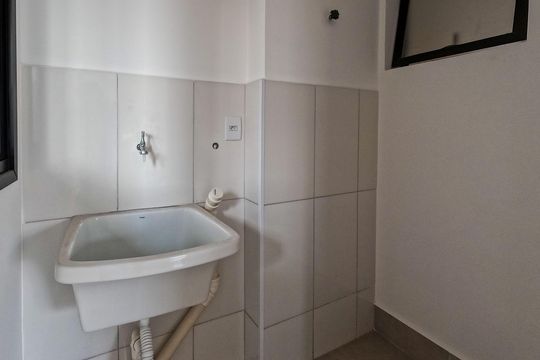 Área de Serviço de kitnet/studio à venda com 1 quarto, 26m² em Vila Cruz das Almas, São Paulo