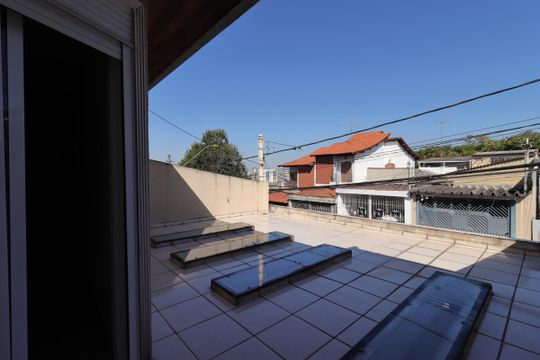 Varanda da Suíte de casa à venda com 3 quartos, 187m² em Santa Maria, Santo André