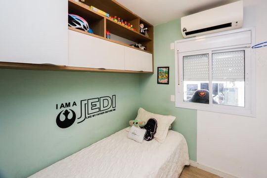 Quarto de apartamento à venda com 2 quartos, 65m² em Cidade Monções, São Paulo