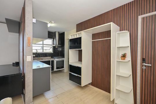 Cozinha de apartamento para alugar com 2 quartos, 72m² em Paraíso do Morumbi, São Paulo