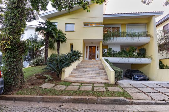 Fachada de casa de condomínio à venda com 4 quartos, 754m² em Morumbi, São Paulo