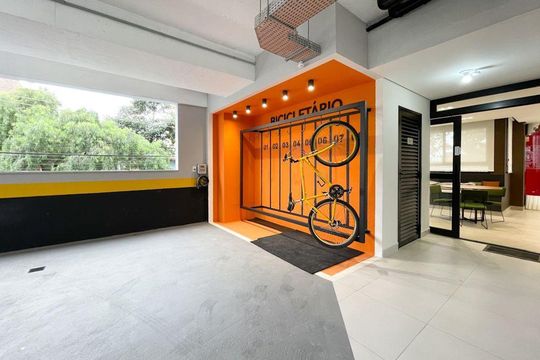 Área comum - Bicicletário de apartamento à venda com 1 quarto, 42m² em Centro, São Bernardo do Campo