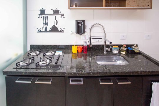Cozinha de apartamento à venda com 2 quartos, 124m² em Centro, Diadema