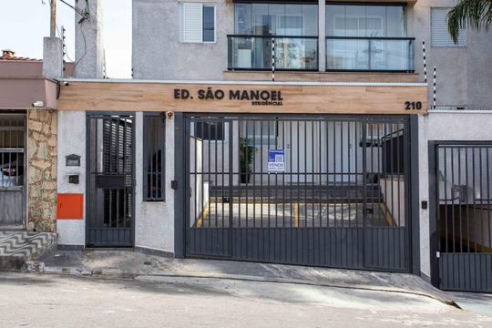 Fachada e portaria de apartamento à venda com 2 quartos, 124m² em Centro, Diadema
