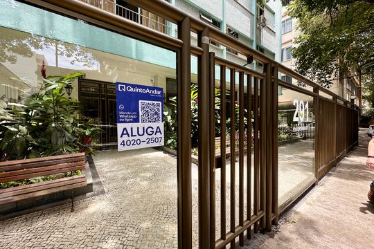Placa de apartamento à venda com 3 quartos, 172m² em Botafogo, Rio de Janeiro