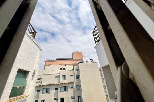 Vista da área de serviço de apartamento à venda com 3 quartos, 95m² em Copacabana, Rio de Janeiro