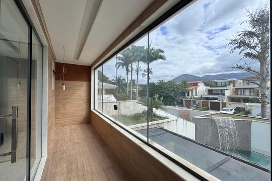 Suíte 1 - Varanda de casa à venda com 4 quartos, 402m² em Barra da Tijuca, Rio de Janeiro