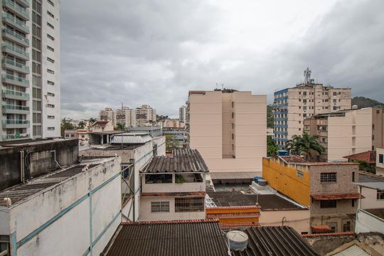 Varanda Vista de apartamento à venda com 3 quartos, 83m² em Tijuca, Rio de Janeiro