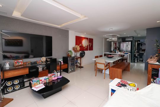 Sala de apartamento à venda com 3 quartos, 249m² em Barra da Tijuca, Rio de Janeiro