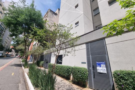 Fachada de apartamento para alugar com 1 quarto, 28m² em República, São Paulo