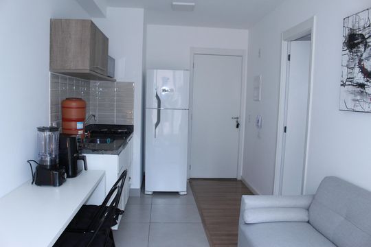Sala de apartamento para alugar com 1 quarto, 28m² em República, São Paulo