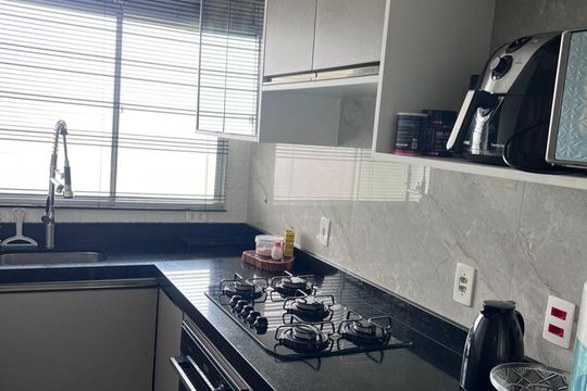 Cozinha de apartamento à venda com 3 quartos, 122m² em Jardim Nova Europa, Campinas