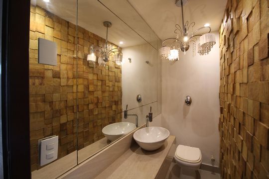 Lavabo de casa de condomínio para alugar com 5 quartos, 900m² em Taquara, Rio de Janeiro