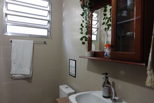 Banheiro Social de apartamento à venda com 2 quartos, 80m² em Jardim do Mar, São Bernardo do Campo