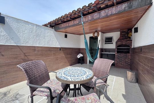 Terraço de casa à venda com 3 quartos, 127m² em Recreio dos Bandeirantes, Rio de Janeiro