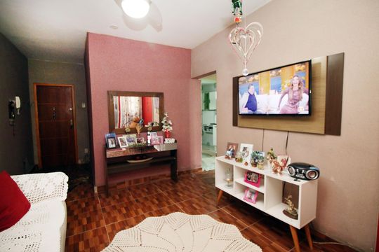 Sala de apartamento à venda com 1 quarto, 60m² em Irajá, Rio de Janeiro