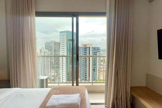 Sacada de kitnet/studio à venda com 1 quarto, 24m² em Pinheiros, São Paulo