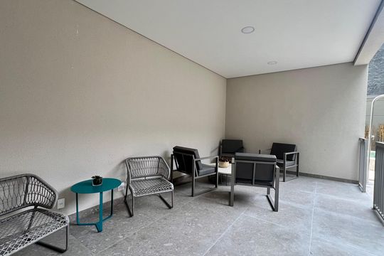 Área comum de kitnet/studio à venda com 1 quarto, 24m² em Pinheiros, São Paulo