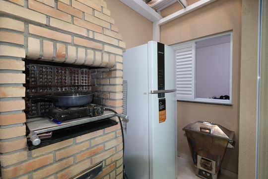Área Gourmet de apartamento à venda com 4 quartos, 135m² em Jardim Paraiso, Santo André
