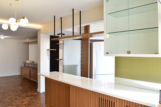 Sala de apartamento para alugar com 3 quartos, 119m² em Centro, Curitiba