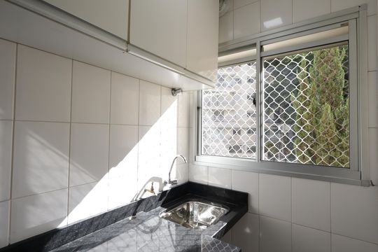Área de Serviço de apartamento para alugar com 2 quartos, 49m² em Vila Andrade, São Paulo